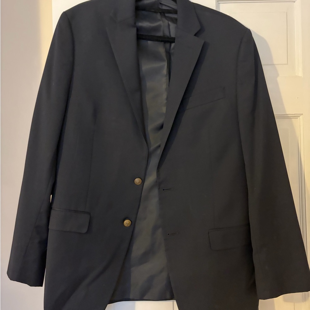 Michael Kors Elegant Deep Navy Blue Men's Blazer